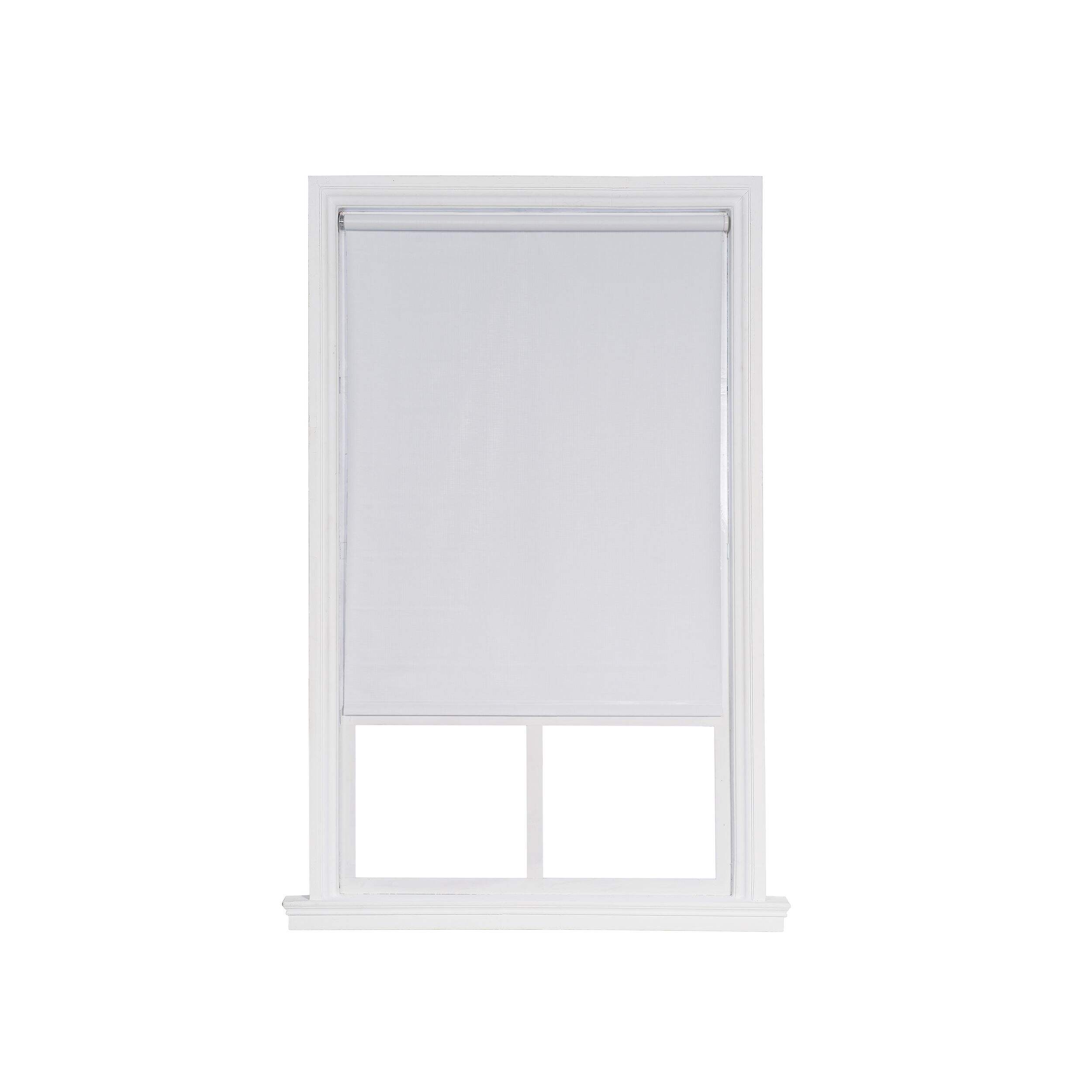 For Living Fabric Blackout Thermal Roller Shade, 24-in x 72-in Front_Flat