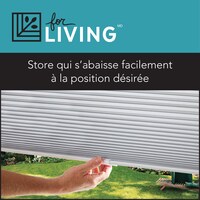 Store alvéolé, revêtement filtrant la lumière For Living, 23 x 64 po CloseUp