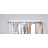 Tringle à rideaux télescopique en acier réglable For&nbsp;Living Smart Rod, couleurs variées, 24 à 48&nbsp;po, diamètre de 5/8&nbsp;po Front_Flat