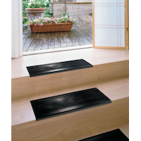 Bullnose Stairtread, Black, 24-inch