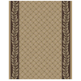Tapis de couloir, jonc de mer