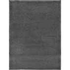 Tapis de carreaux en caoutchouc Hex For Living, intérieur/extérieur, noir,  24 x 36 po