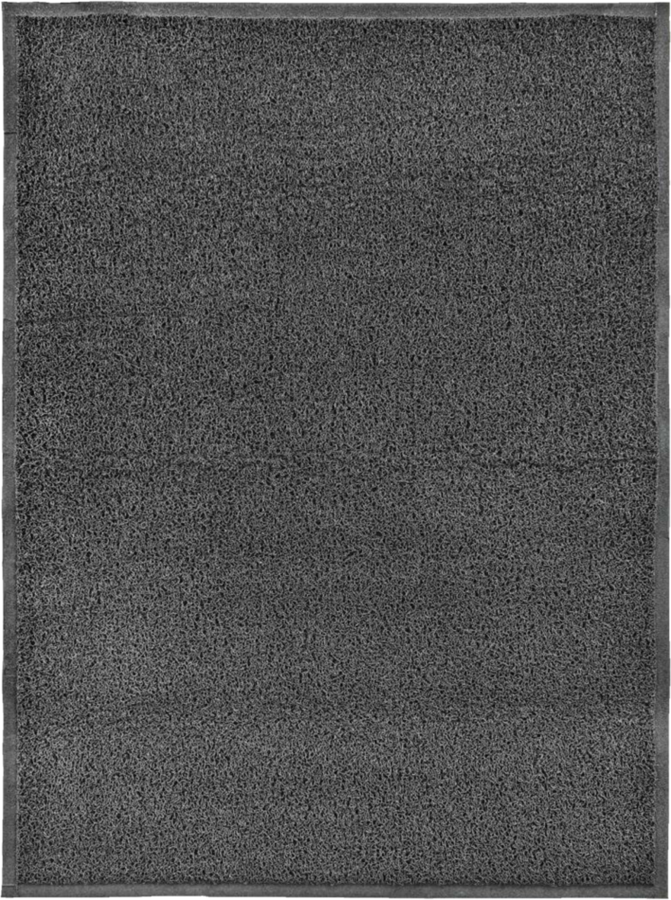 Tapis d'entrée Noir PVC 90 x 120 cm - Noir
