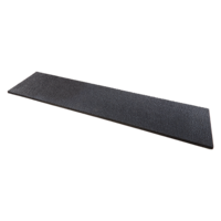 For Living Rubber Indoor/Outdoor Stair Tread, Black, Assorted Sizes