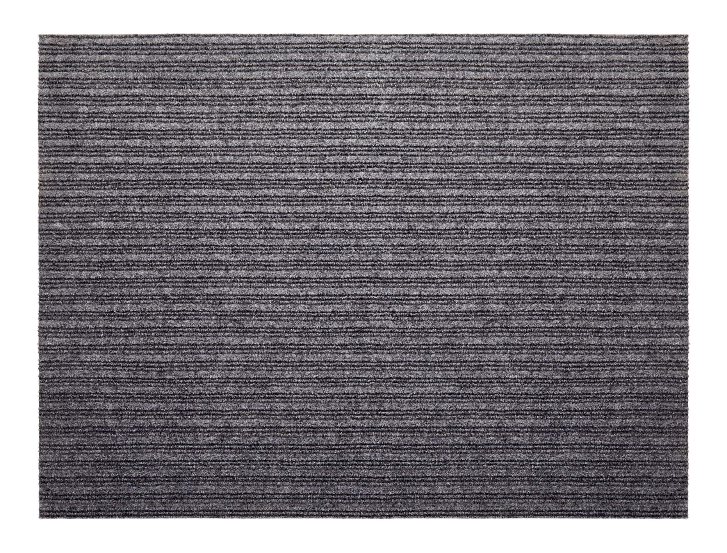 For Living Allure Heavy Duty Indoor/Outdoor Functional Floor Mat, Dark Grey, 4-ft x 6-ft Overhead_Flat
