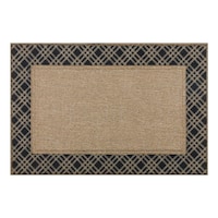 Mohawk Home Driftwood Faux Coir Floor Mat, Beige, 2-ft x 3-ft