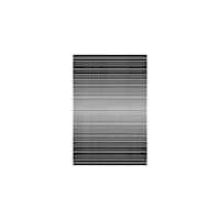 Korhani Studio Loopscraper Indoor/Outdoor Decorative Striped Floor Mat, Assorted Colours, 2-ft xv3-ft Overhead_Flat