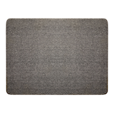 For Living Logan Decorative Indoor Floor Mat, Grey, 2-ft x 3-ft Overhead_Flat