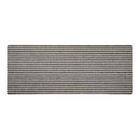 Tapis d'intérieur décoratif touffeté For Living, gris à larges rayures, 3 x 4 pi Overhead_Flat