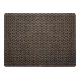 Tapis en polyester pour l'intérieur et l'extérieur For Living Fairmont, brun, 3 x 4 pi Overhead_Flat