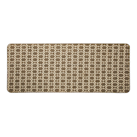 For Living Aultman Indoor/Outdoor Floor Mat, Brown, 3-ft x 4-ft Overhead_Flat
