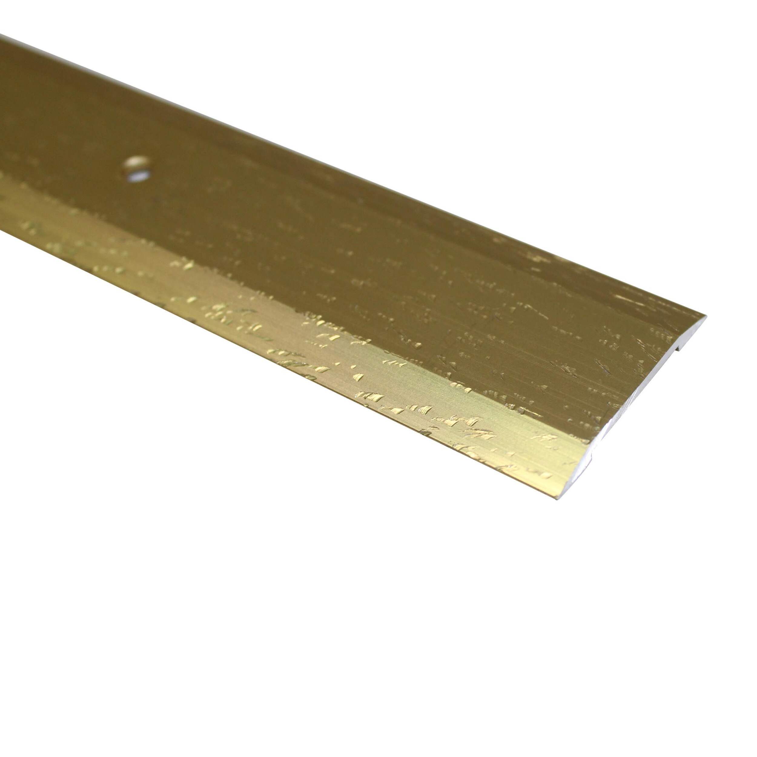 Shur-Trim Aluminum Seam Binder Floor Moulding, Gold, 1-in x 3-ft CloseUp