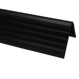 Shur-Trim Vinyl Stair Nosing, Rubber, Black, 1 7/8-in x 3-ft CloseUp