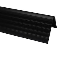 Shur-Trim Vinyl Stair Nosing, Rubber, Black, 1 7/8-in x 3-ft CloseUp