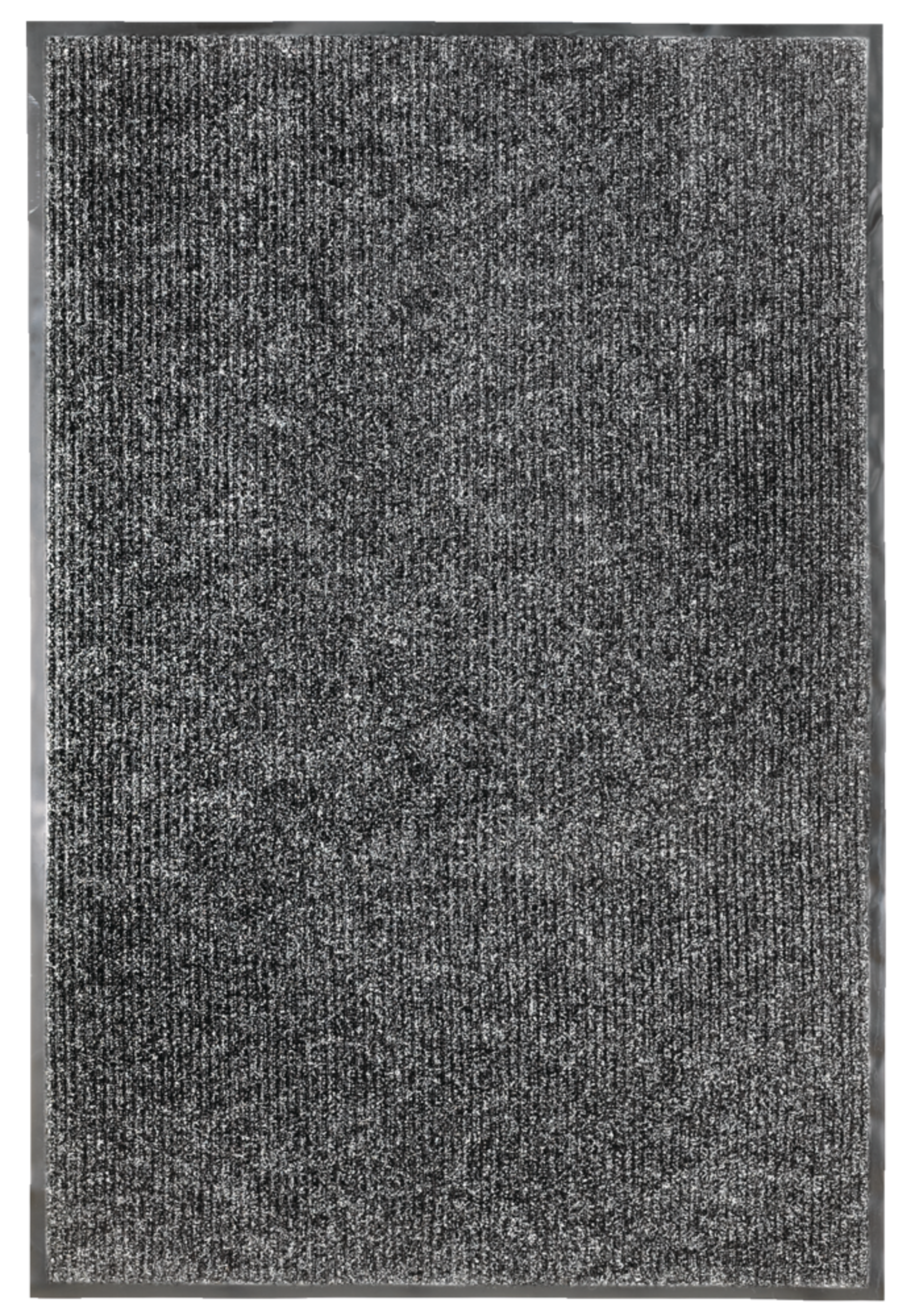Platinum Charcoal Indoor/ Outdoor Mat, 4 x 6-ft Overhead_Flat