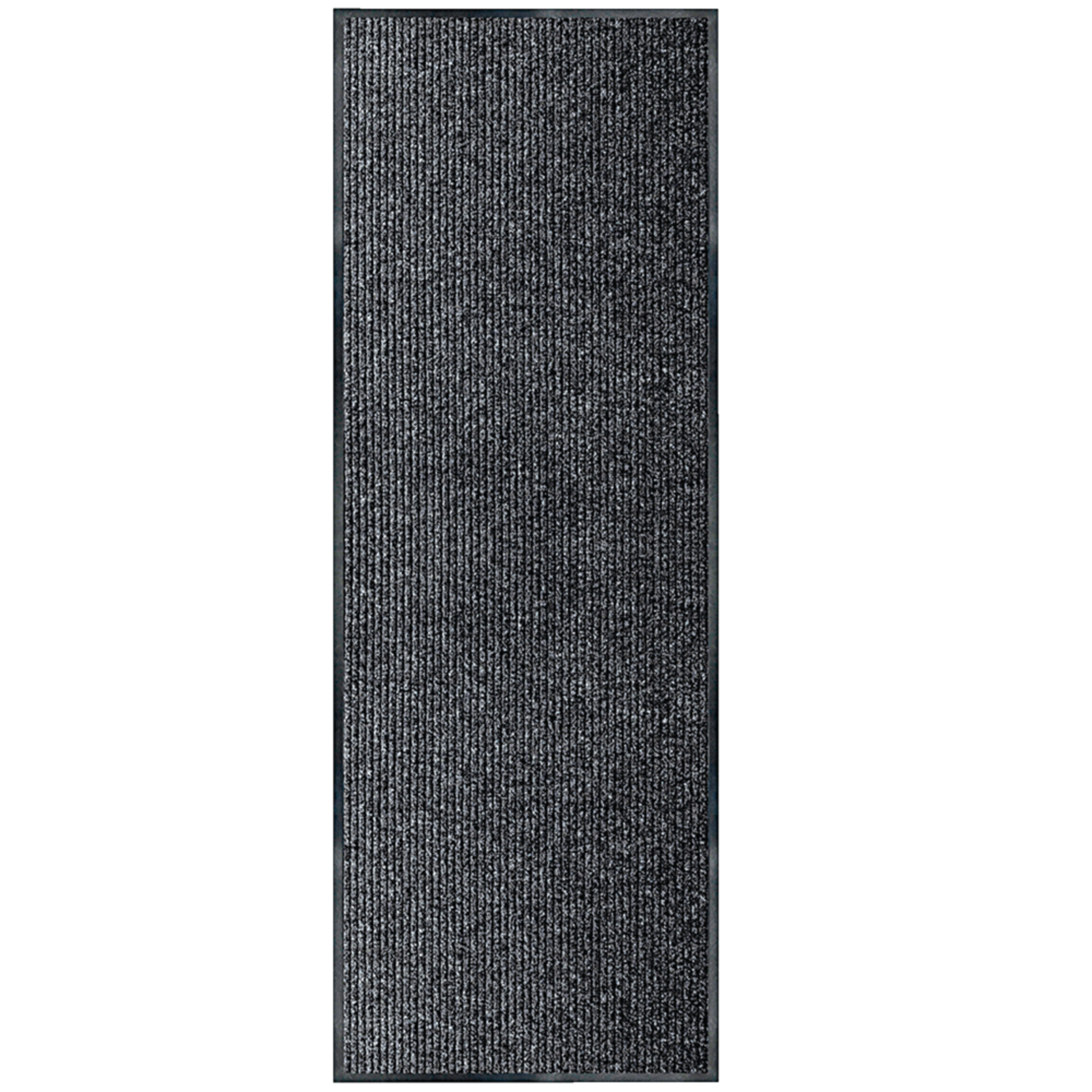 Tapis de couloir Platinum Multy Home, intérieur/extérieur, noir, 36 x 12&nbsp;po Front_Flat