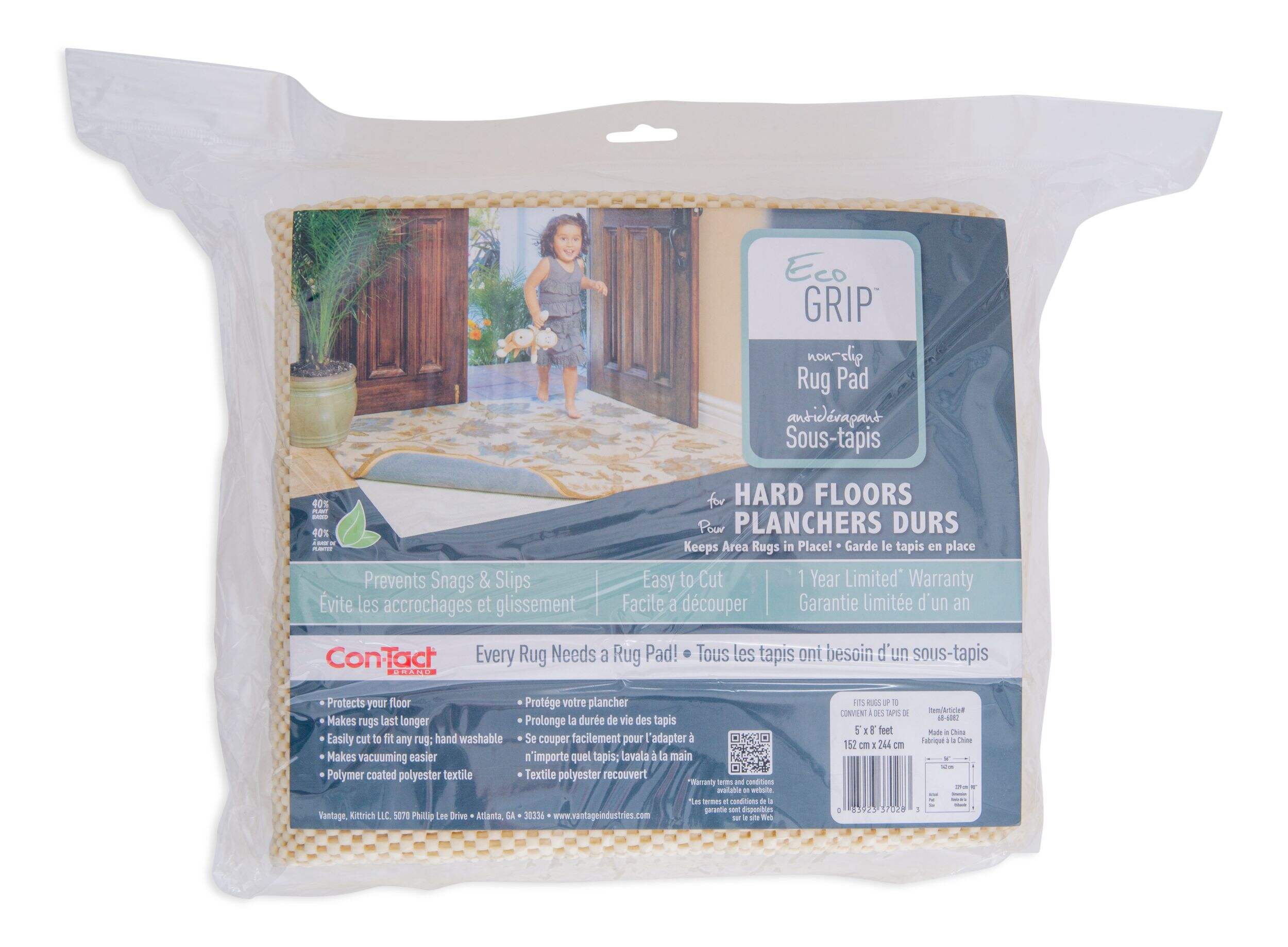 Rug Saver NonSlip Rug Pad for Rugs on Hard Surface Floors, Assorted