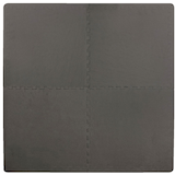 Carreaux de plancher en mousse For Living Comfort, gris natté, 24 x 24 po, paq. 4 Front_Flat