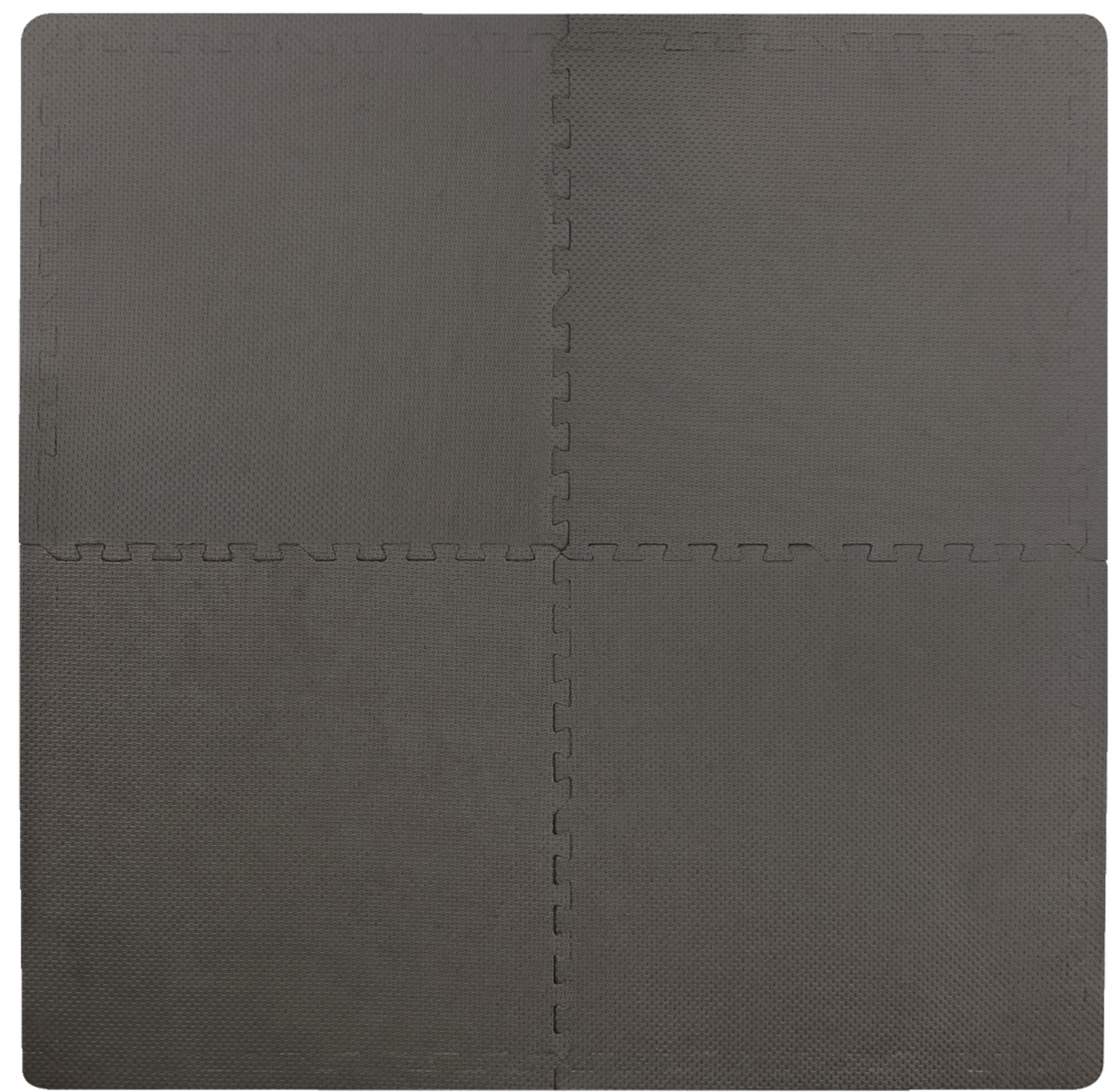 For Living Comfort Floor Mat, 4-pk, Grey Basketweave, 24-in x 24