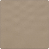 Tapis antifatigue emboîtables For Living, nattés havane, 24 x 24 po, paq. 4 Front_Flat