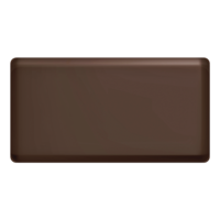 For Living Anti-Fatigue Indoor Brown Foam Kitchen Mat, 20-in x 38-in Overhead_Flat