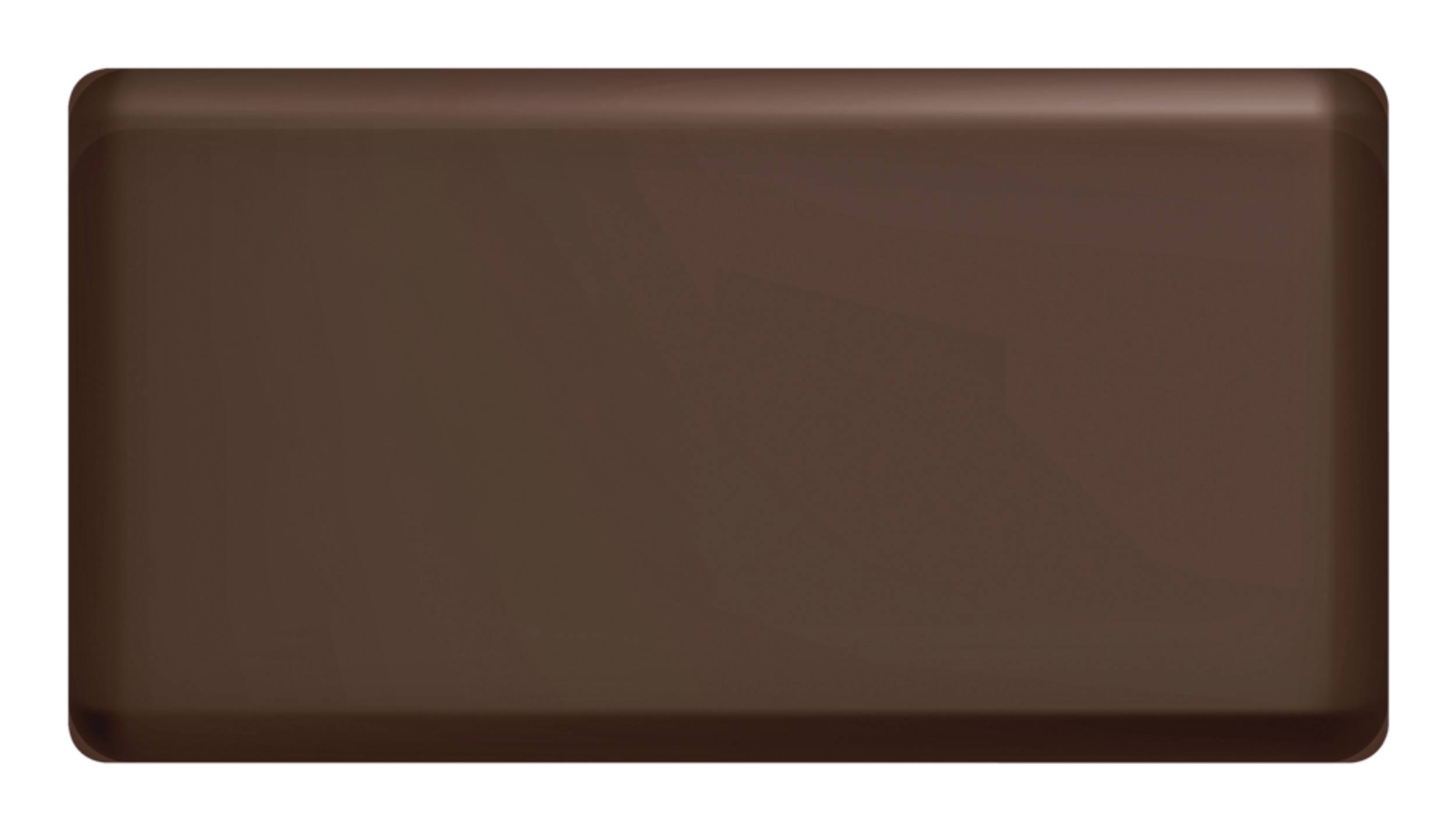 For Living Anti-Fatigue Indoor Brown Foam Kitchen Mat, 20-in x 38-in Overhead_Flat
