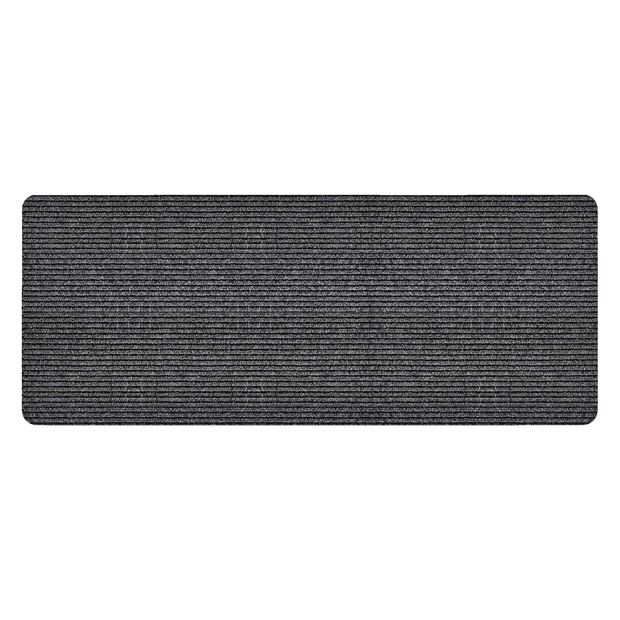 Multy Home 4 ft. W x 6 ft. L Charcoal Cocord Polyester Floor Mat