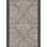 Multy Home Gardengate Charcoal Roll Runner, 26-in Overhead_Flat