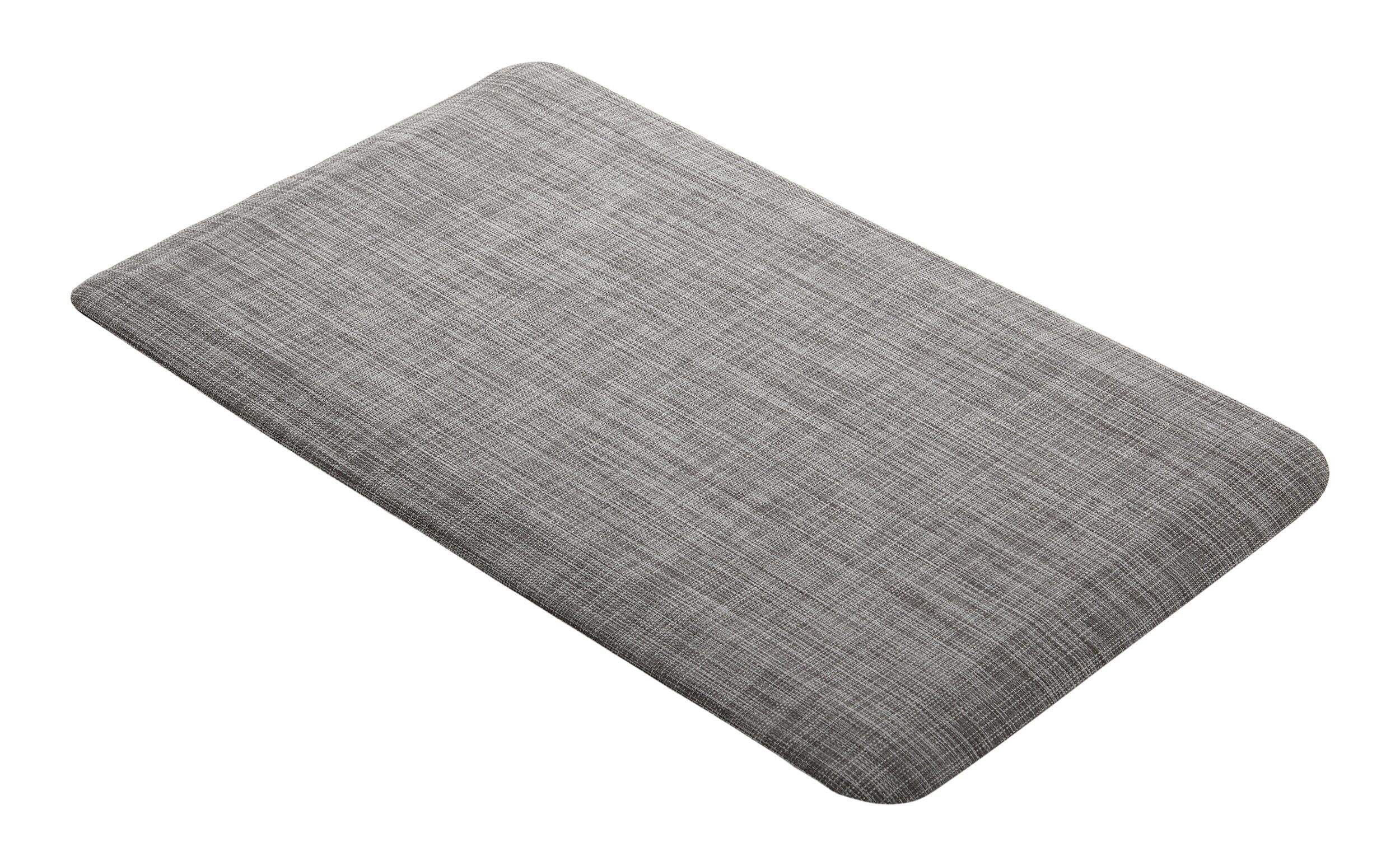 For Living Anti-Fatigue Comfort Floor Mat, Indoor, 18-in x 30-in, Grey Front_Three_Fourths_Angled_Right