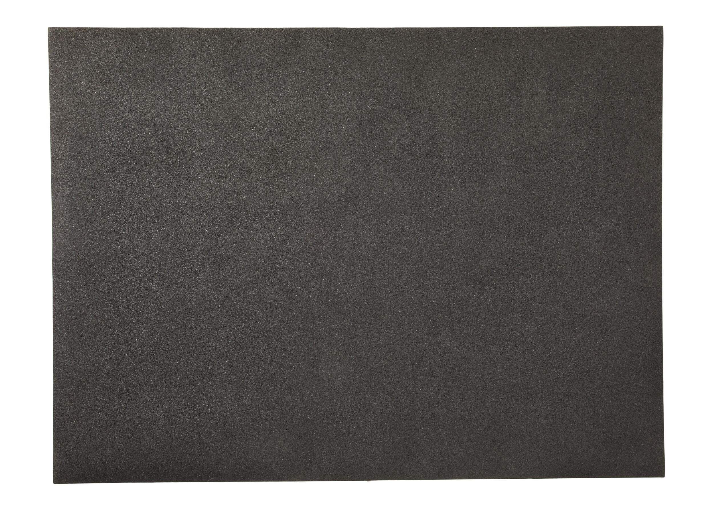 Tapis en caoutchouc tout usage réversible For Living, noir, 3 x 4 pi (épaisseur de 4 mm) Overhead_Flat