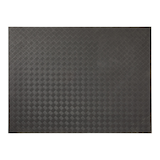 Multy Home Supreme Rubber Floor Mat, Black, 3-ft x 4-ft Front_Flat