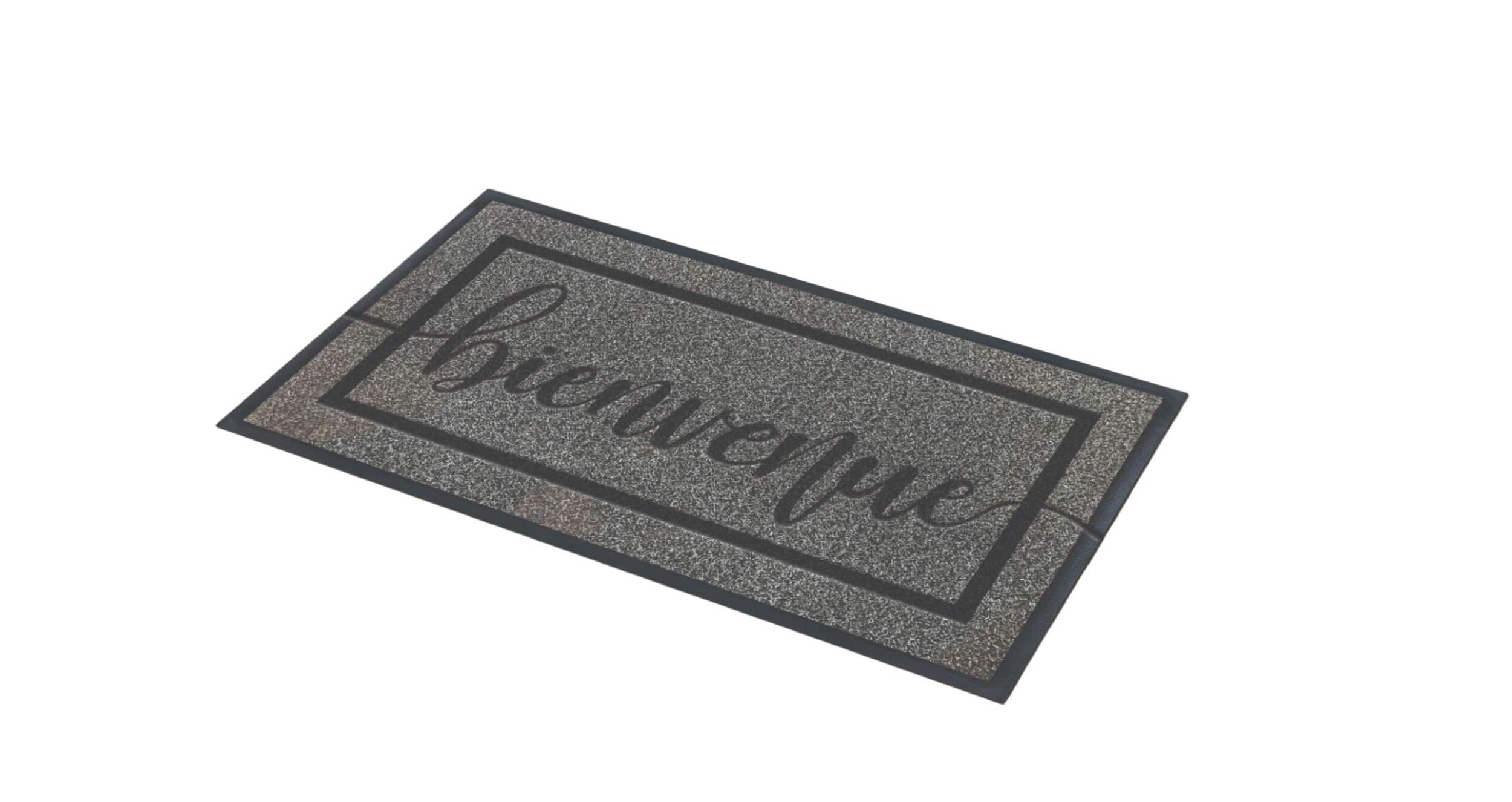 Tapis d'accueil For Living Massa, gris foncé, 18 x 30 po Overhead_Plunge