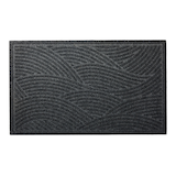 For Living Taylor Indoor/Outdoor Door Mat, Charcoal Grey, 18-in x 30-in Overhead_Flat