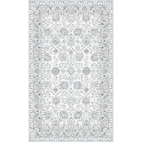 Indoor PVC Anti-Fatigue Printed Kitchen/Office Mat with Non-Slip Backing, Blue/Grey Pattern, 18-in x 30-in Overhead_Flat