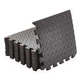 Carreaux de plancher en mousse épaisse et imperméable FOR LIVING, 12 x 12 po, paq. 12 Composite_or_Mixed