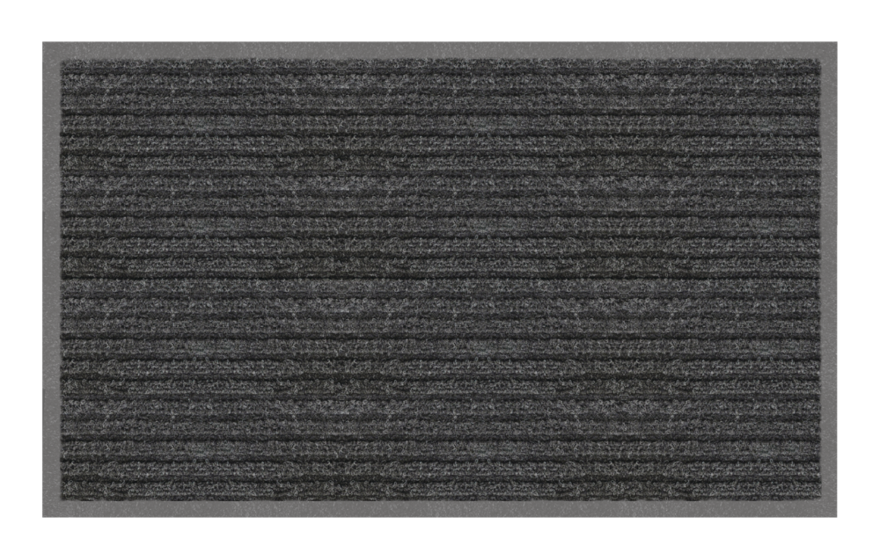 National Concord Indoor Outdoor Mat with Bonus Platinum Mat Black