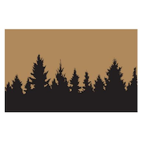 MULTY Home Fall Coir Door Mat, 18-in x 30-in Overhead_Flat