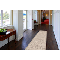 ECARPET Emma Indoor Area Rug/Runner, Grey, 31-in x 96-in Overhead_Plunge