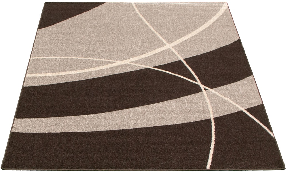 ECARPET Cosi Indoor Abstract Area Rug, Grey/Brown, Assorted Sizes