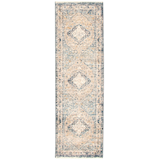 Tapis d’intérieur ECARPET Bolivie Bijar, bleu, tailles variées Overhead_Flat