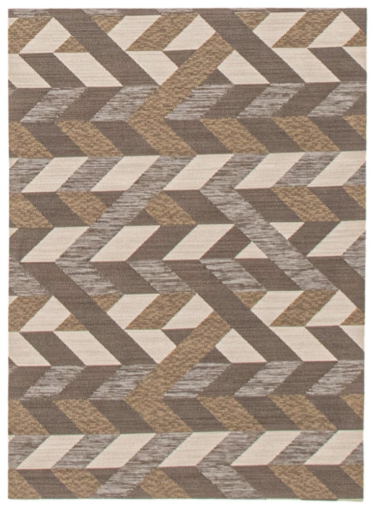 ECARPET Combo Pack Bellisima Indoor Geometric Area Rug/Runner, 2pc