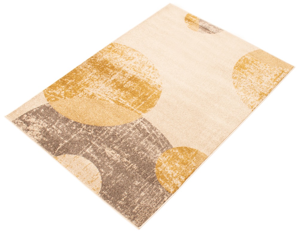 ECARPET Bellagio Indoor Geometric Area Rug, Ivory/Gold, Assorted Sizes Canadian Tire