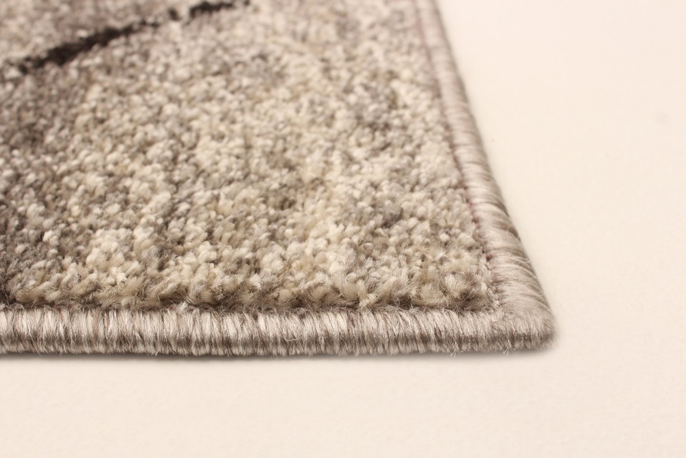 ECARPET Devos Indoor Geometric Area Rug, Grey/Brown, Assorted Sizes