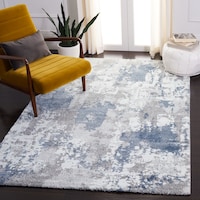 Tapis Safavieh Century 339, gris/bleu Overhead_Plunge