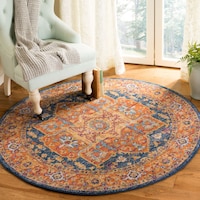 Safavieh Evoke 275 Rug, Blue/Orange
