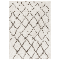 Safavieh Flokati Shag 981 Rug, Silver/Charcoal