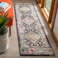 Safavieh Madison 418 Rug, Black/Yellow