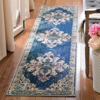Safavieh Madison 452 Rug Navy/Grey Overhead_Plunge