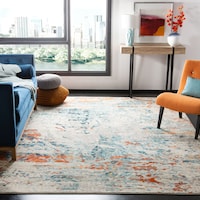 Safavieh Madison 478 Rug Cream/Orange