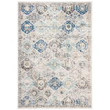 Safavieh Madison 611 Rug, Ivory/Aqua Front_Flat